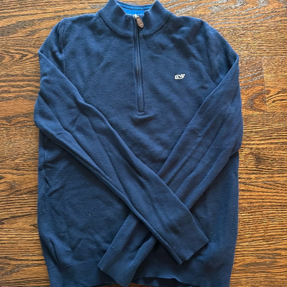 Boys Vineyard Vines half zip sweater